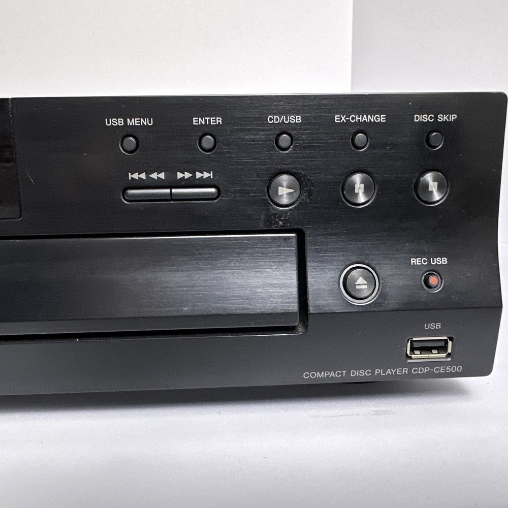 Sony CDP-CE500 Multi CD Player 5 Disc Changer USB Recorder