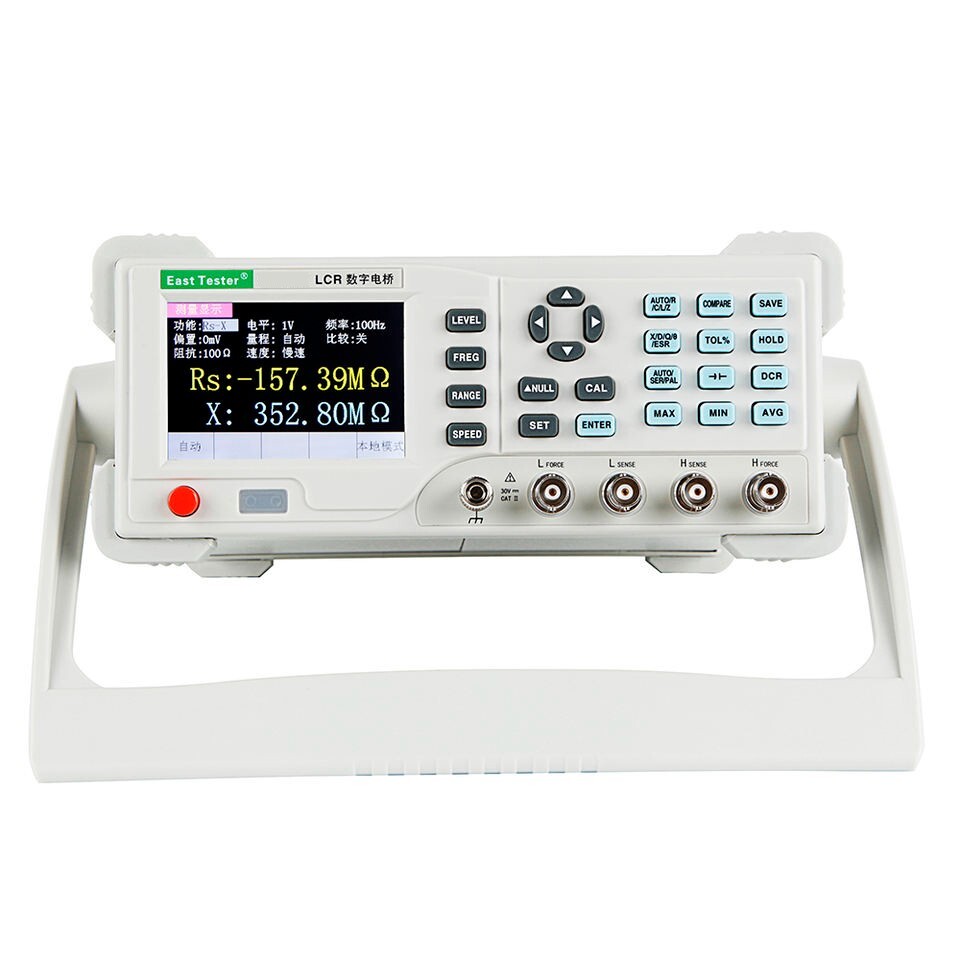 High Precision LCR Digital Bridge DCR Mode 10Hz-100kHz Continuously Adjustable