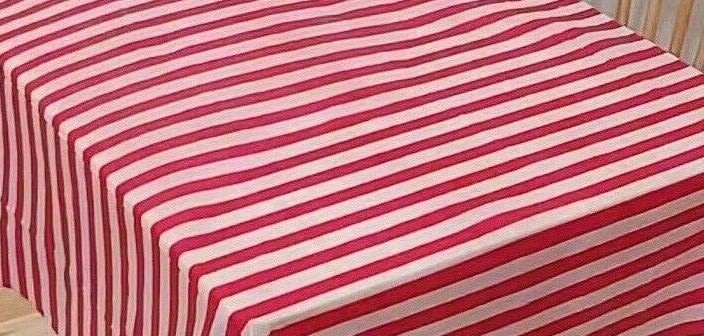 Reusable Plastic Striped Tablecloth Tablecover 137*274cm