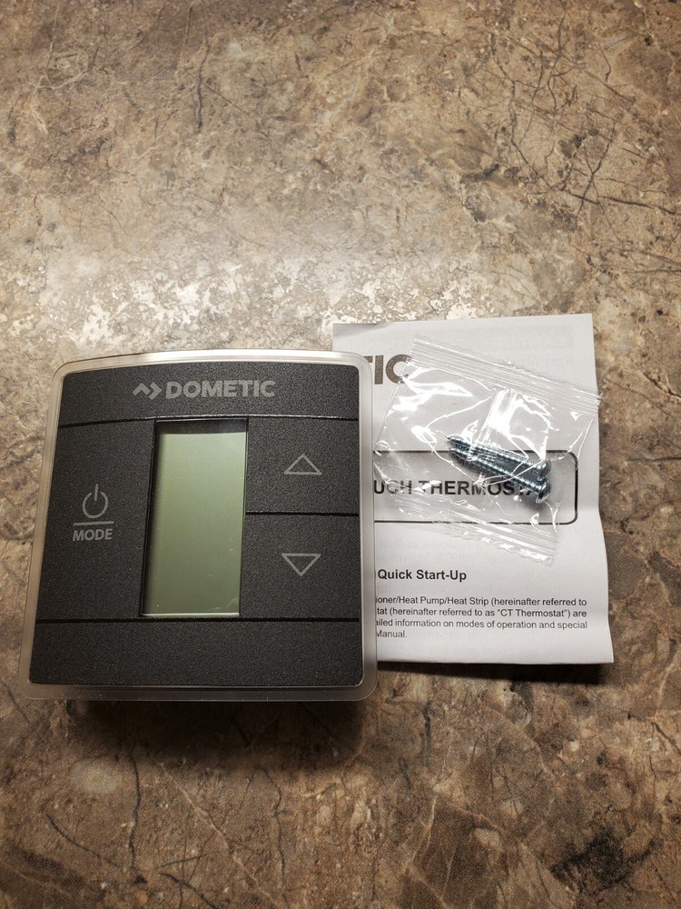 BLACK Dometic 3316250.712 Thermostat