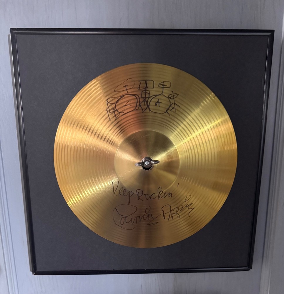 Carmine Appice Autographed Cymbal