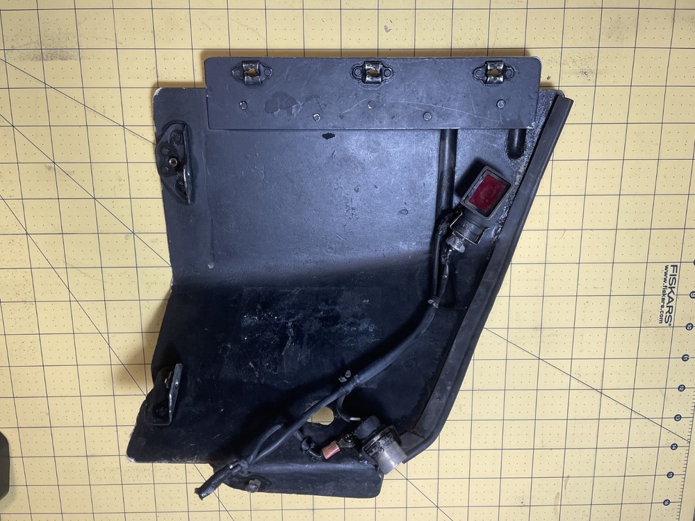 F-4 Phantom Front Cockpit Glare Shield Assembly w/Panel illumination sockets.