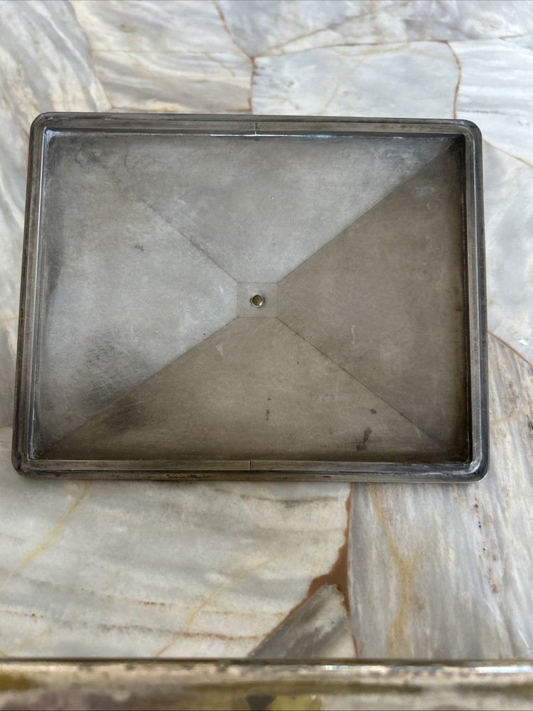 Antique Silver Plated Cigarette Box