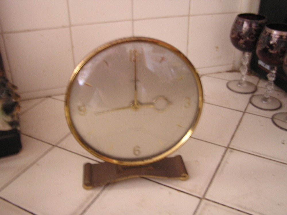 Vintage Elgin Alarm Clock Modern