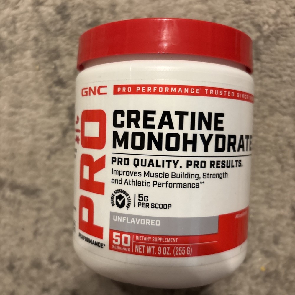 GNC ProPerformance Creatine Monohydrate 50 Servings(EXP:03/2029