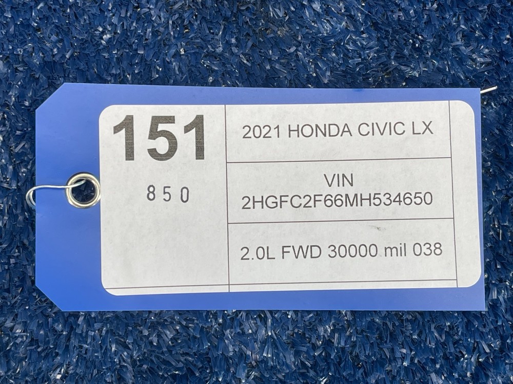 2016-2021 Honda Civic Front Interior Map Reading Light Console OEM