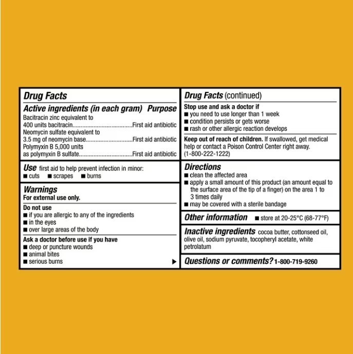 Equate Triple Antibiotic Ointment First Aid 2 oz 2 Pack Wound Care
