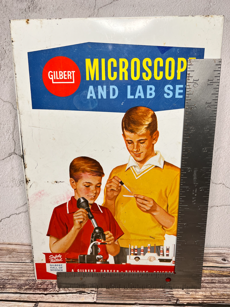 Vintage Microscope Medal Case (Just the case)