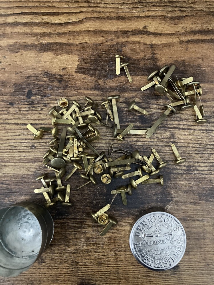 Vintage Brass Fasteners