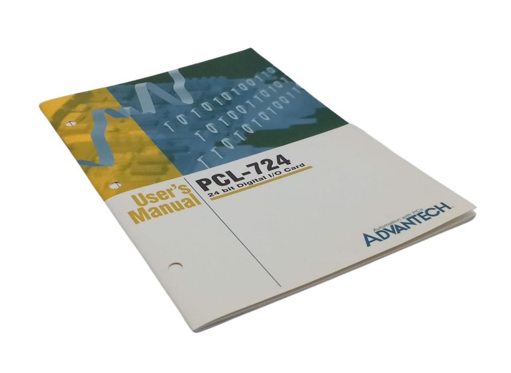 Advantech PCL-724 24-Bit Digital I/O Card User's Manual