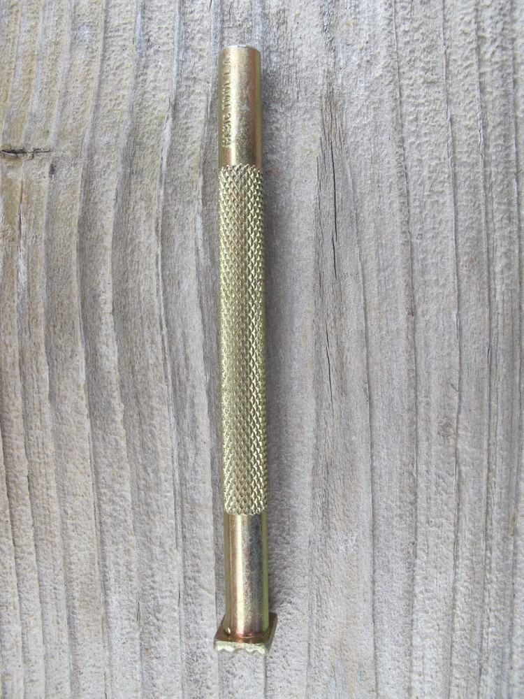 Vintage Basic Tool USA Full Handle Geometric Stamp Leather Tool Number 5