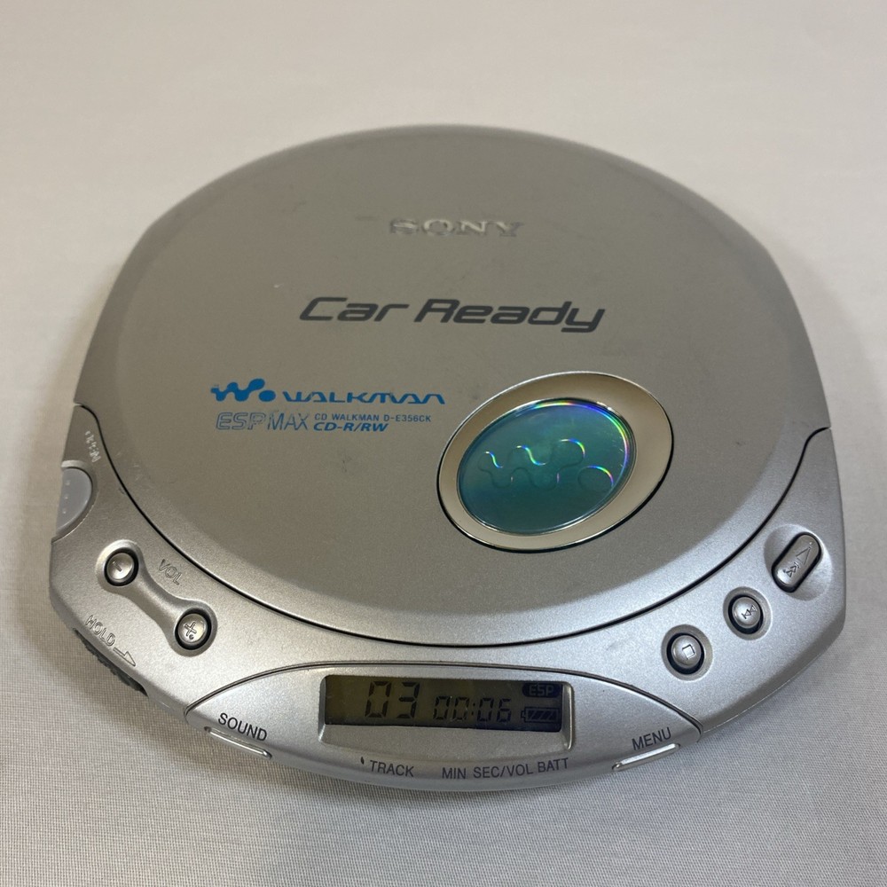Sony Walkman D-E356CK CD Player ESP MAX Car Ready – Tested & Working