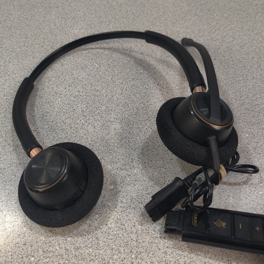 Plantronics Headset w/ Polycom DA80 USB audio Processor