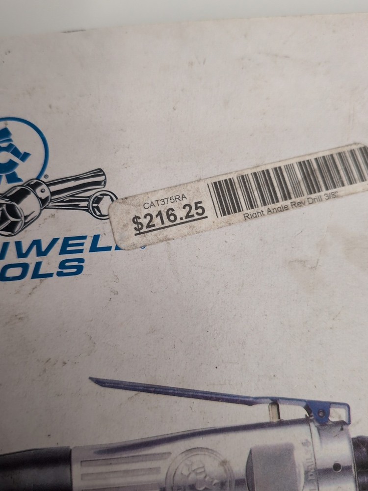 Cornwell Tools 3/8” Reversible Right Angle Air Drill with Head Boot CAT375RA