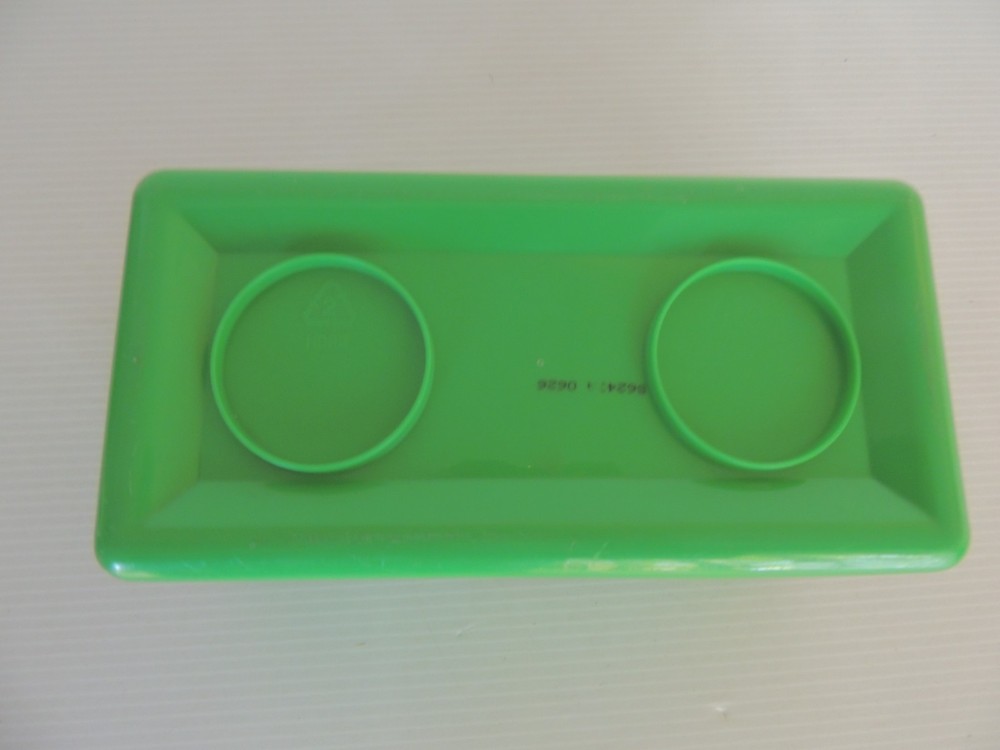 Vintage Chubs Baby Wipes Lego Stackable Storage Container Green