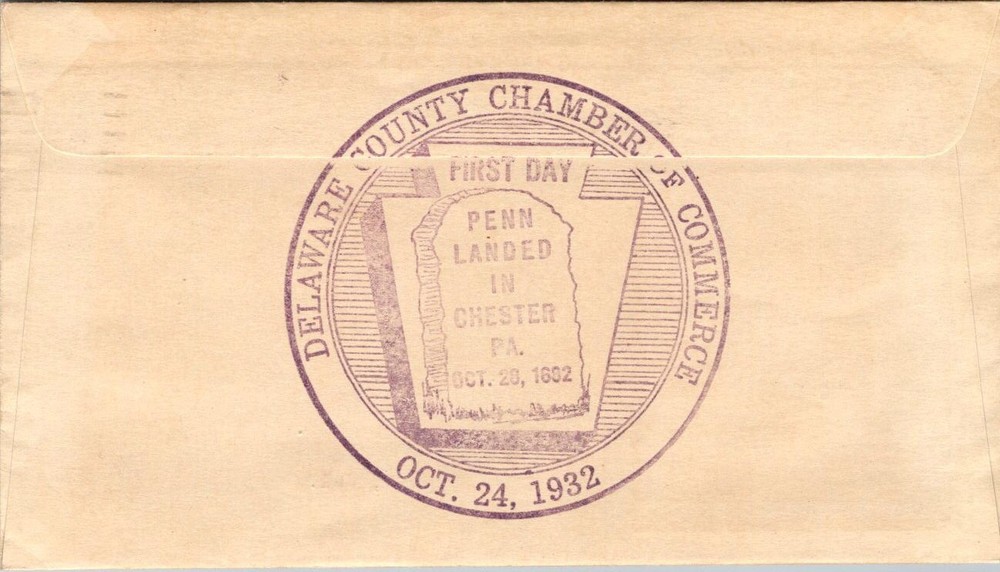 SC# 724 FDC / Cachet C-24B / Chester M139A Cancel / Single - L43111