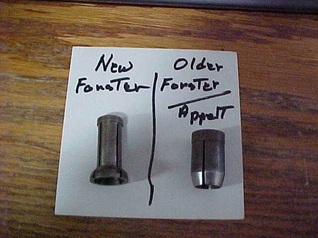 Reloading Older Type Forster-Appelt Bullet Puller Collet 359 Caliber