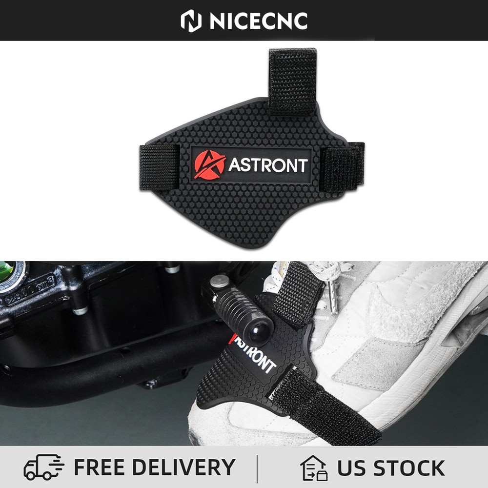 Motorcycle Gear Shifter Shoe Boot Guard Pad Cover Protector Adjustable Strap