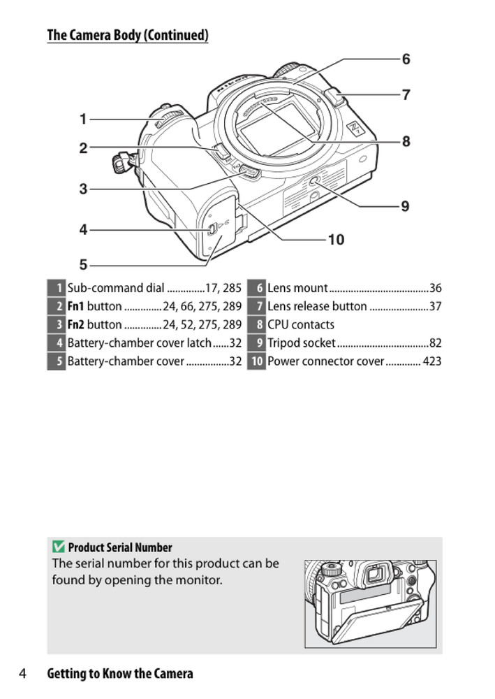 Nikon Z6 — User Reference Manual Guide — 511 Pages — Printed & Bound in USA