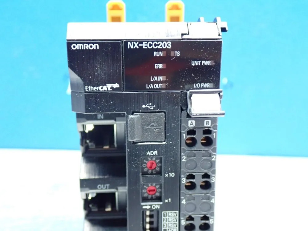 OMRON NX-SERIES ETERCAT COUPLER UNIT NX-ECC203