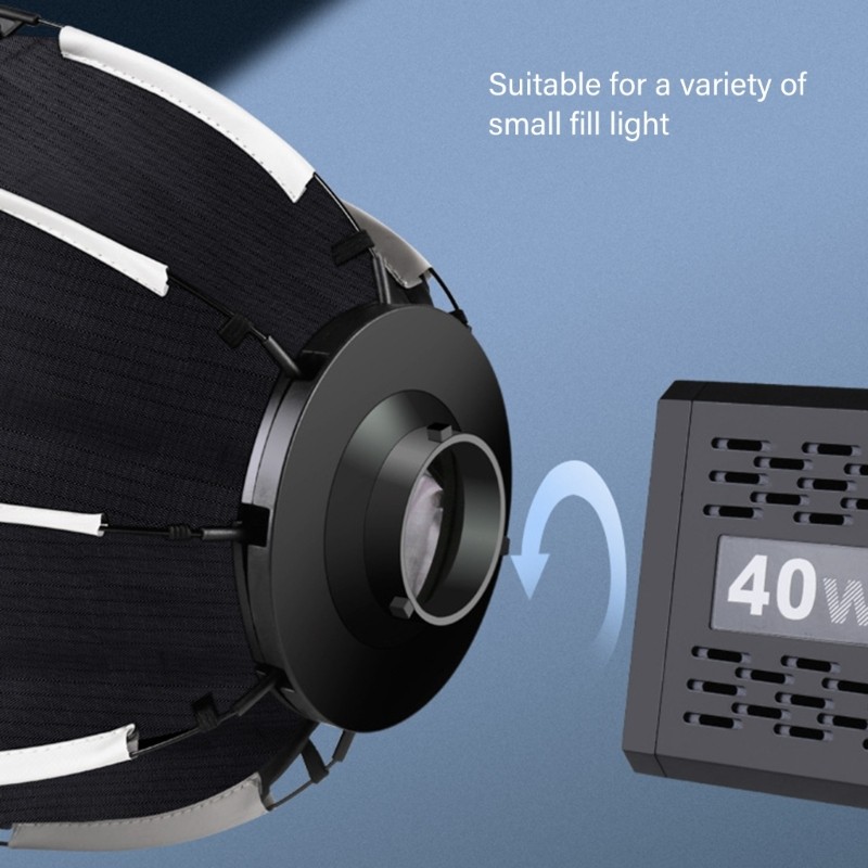 Small 290mm Octagonal Softbox Easy Storage Octagonal Softbox for Photography