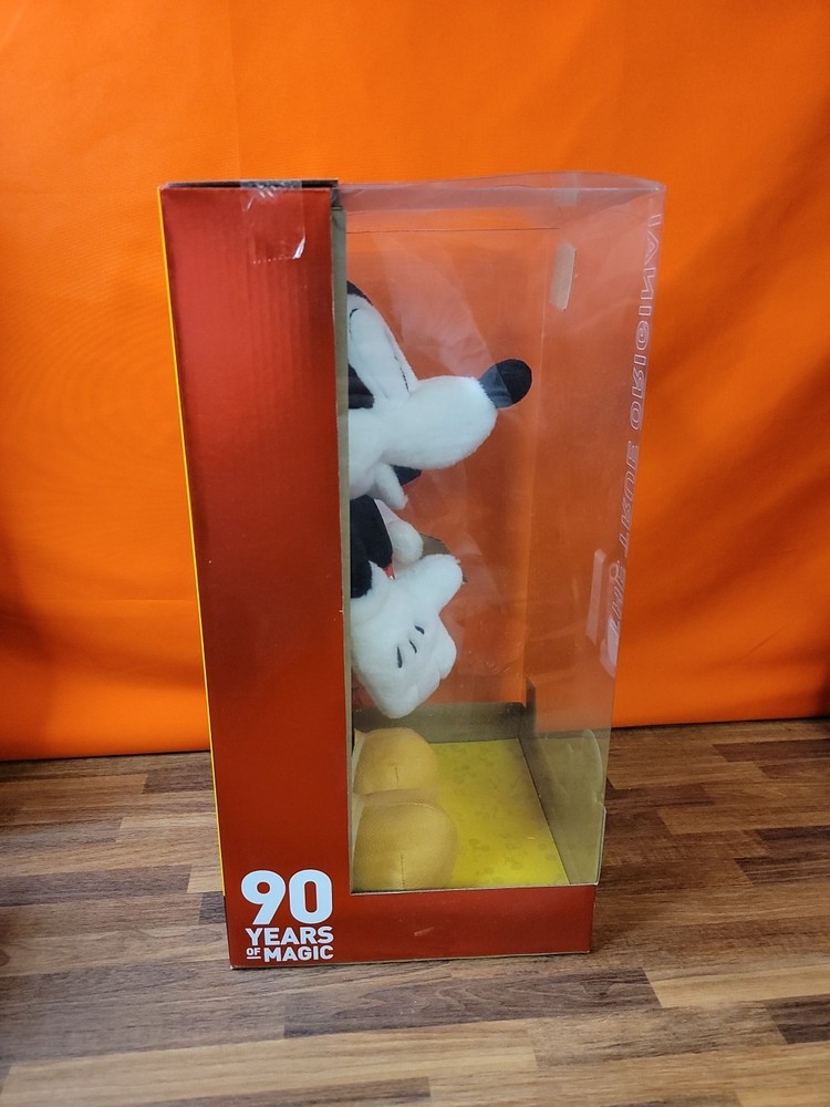 Disney Mickey Mouse Special Edition Poseable Plush 90 Years Magic True Original