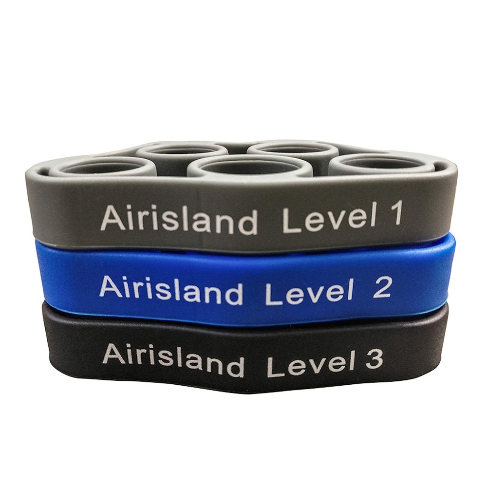 Airisland Finger Stretcher Hand Resistance Bands Extensor Black