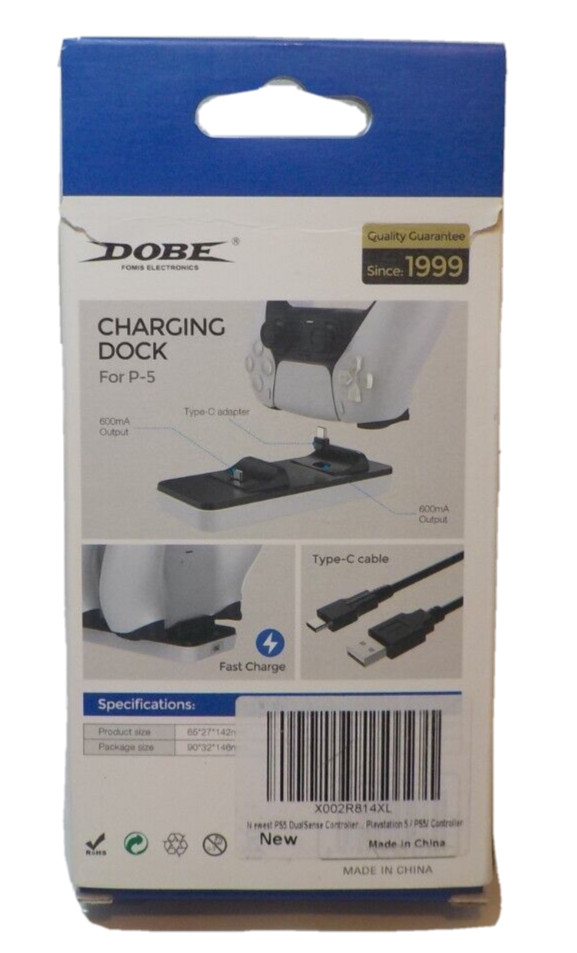DOBE Dual Charging Dock For PS5 Controller