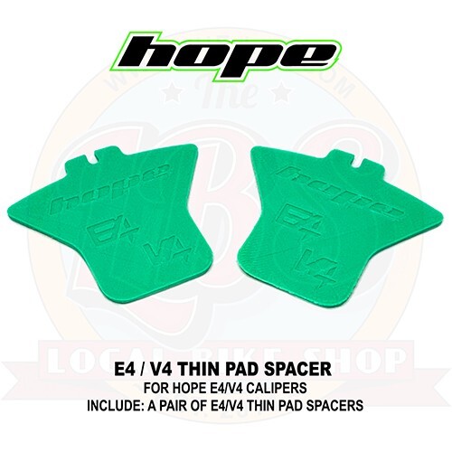 Hope E4 / V4 Brake Service Tool Thin Pad Spacers - Pair - Brand New