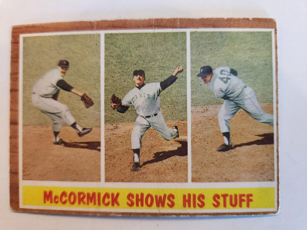 1962 Topps #319 Mike McCormick