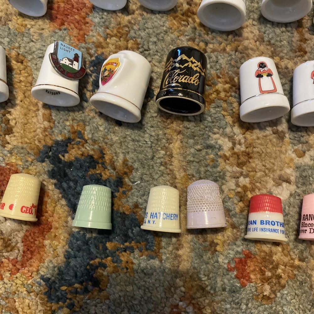 Small Thimble Collection 46 Total