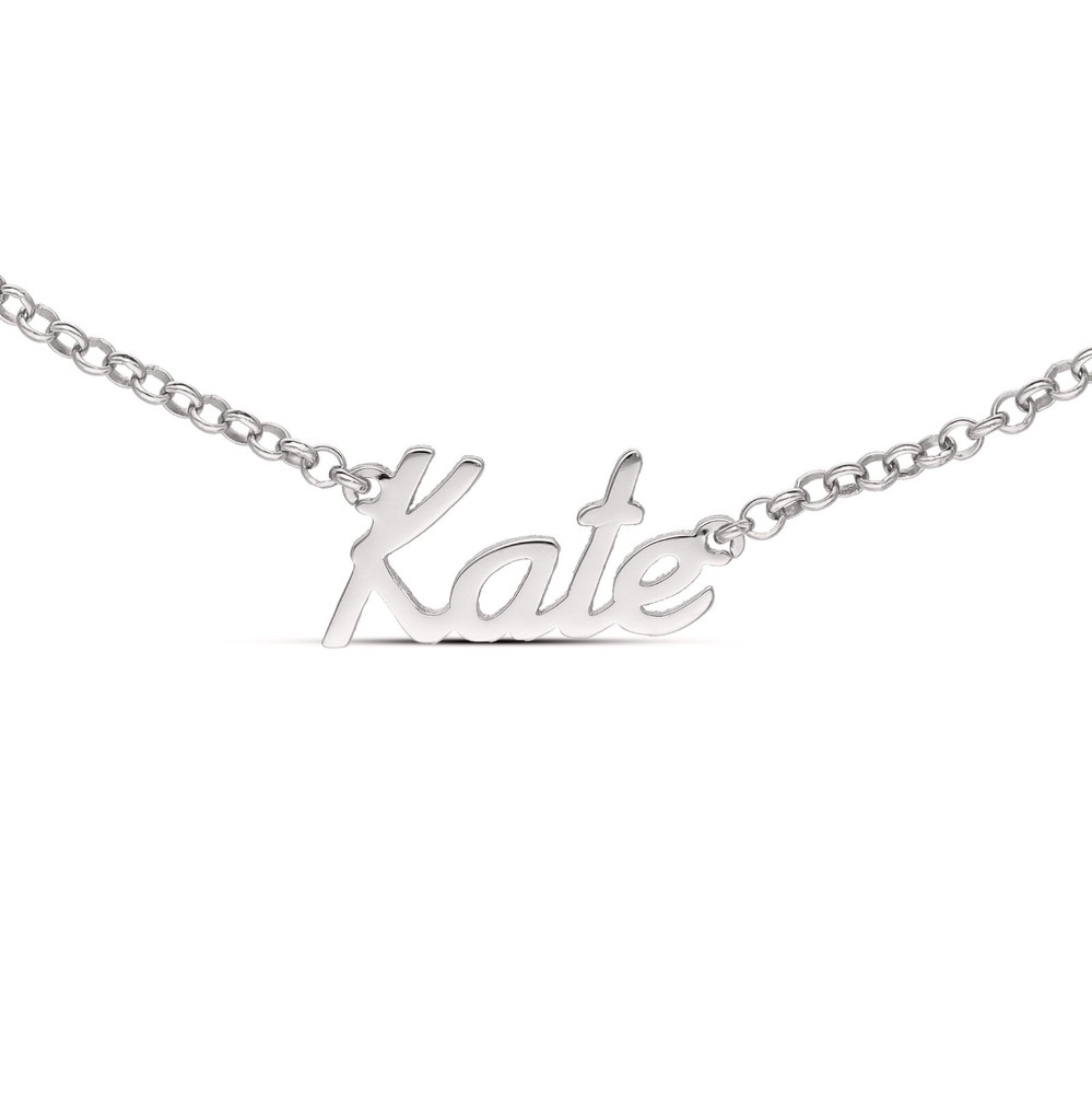 Any Name Bracelet Bangle Gold Sterling Silver female Personalized Custom gift