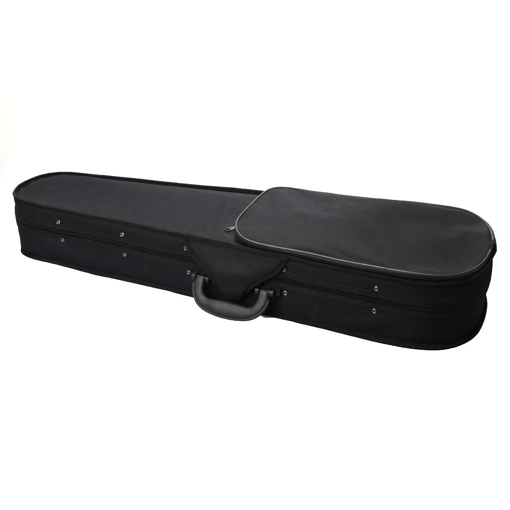 New 4/4 Full Size EQ Violin with Case Bow String Shoulder Rest Tuner Black
