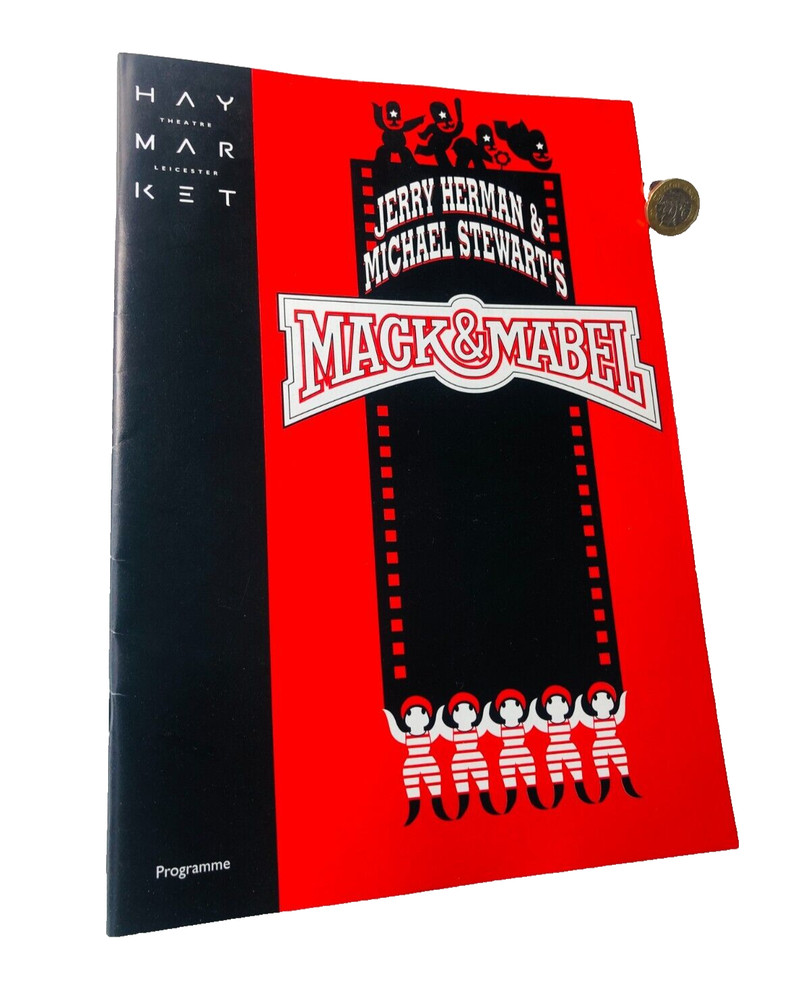 Theatre Programme Mack & Mabel Leicester Vintage ra