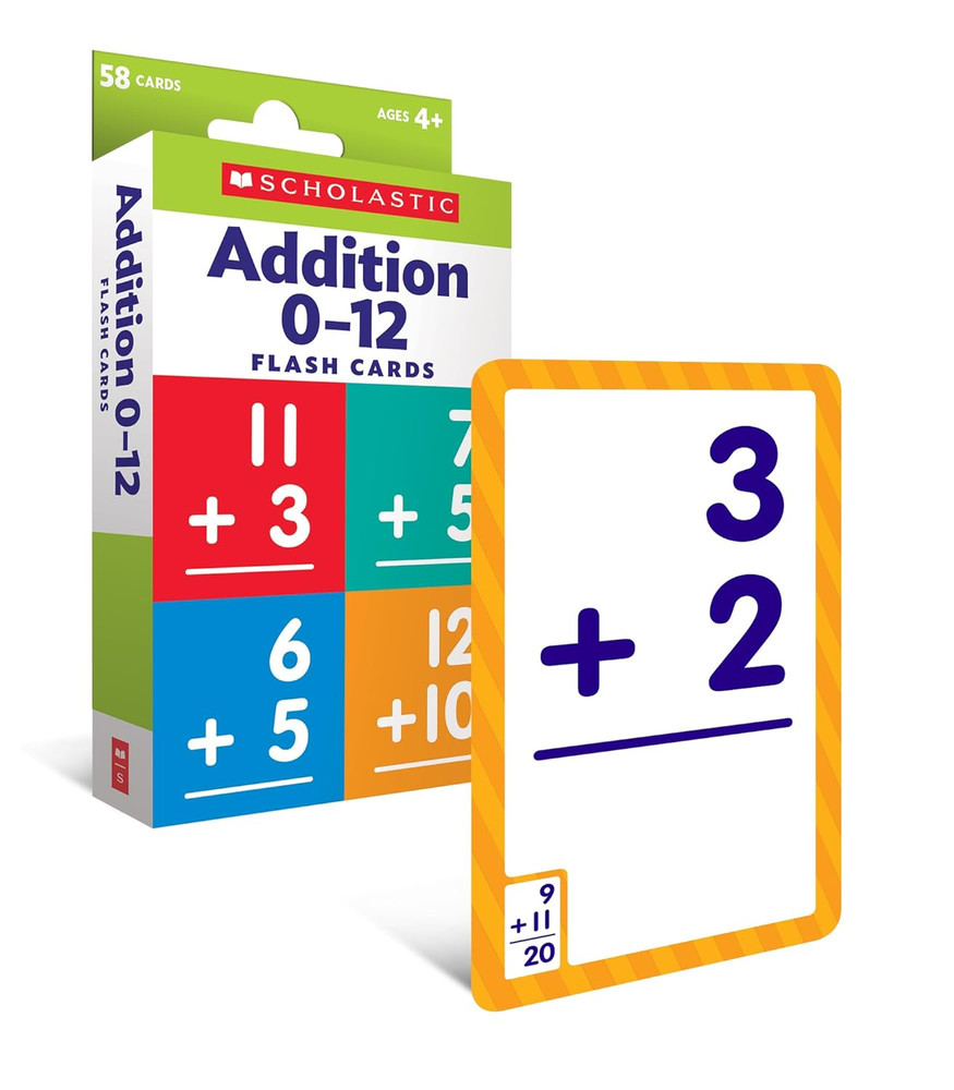 Flash Cards: Addition 0 - 12