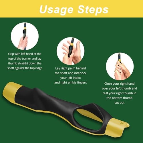 Grip Trainer Golf, Grip Aid Golf, Golf Swing Trainer, Corrects left and right