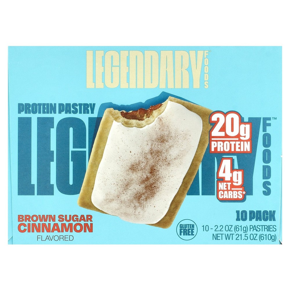 Protein Pastry, Brown Sugar Cinnamon, 10 Pack, 2.2 oz (61 g) Each