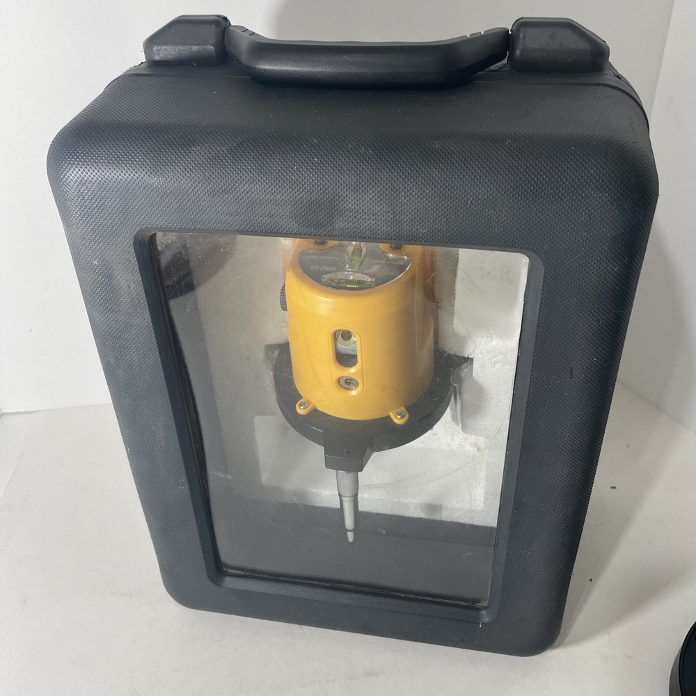 Laser Level Performance Tools Cross Beam Laser W5743 w/ Case + Base