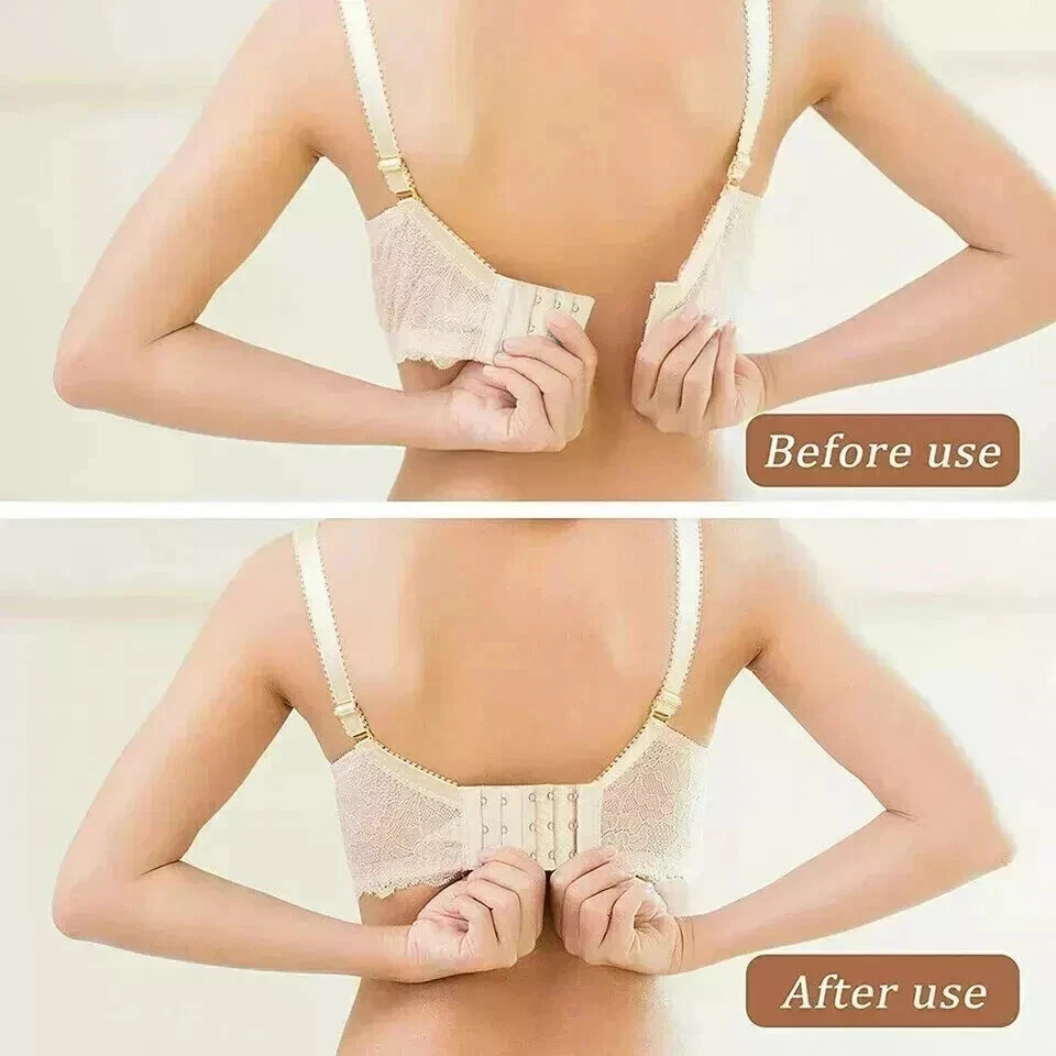 3ROW 2,3,4Hook Bra Extender Bra Strap Strapless Underwear Maternity Bra Extender