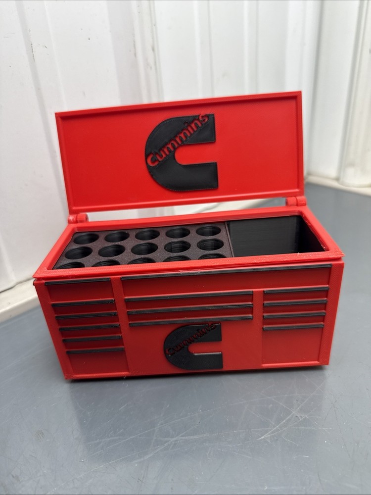 Cummins Workbench Toolbox Pen Holder – Tool Box Organizer for Desk
