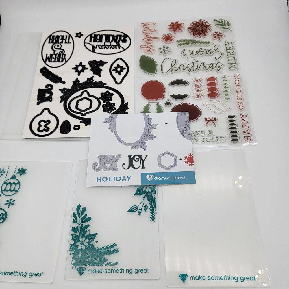 Diamond Press - Holiday - Stamp & and Die Kit