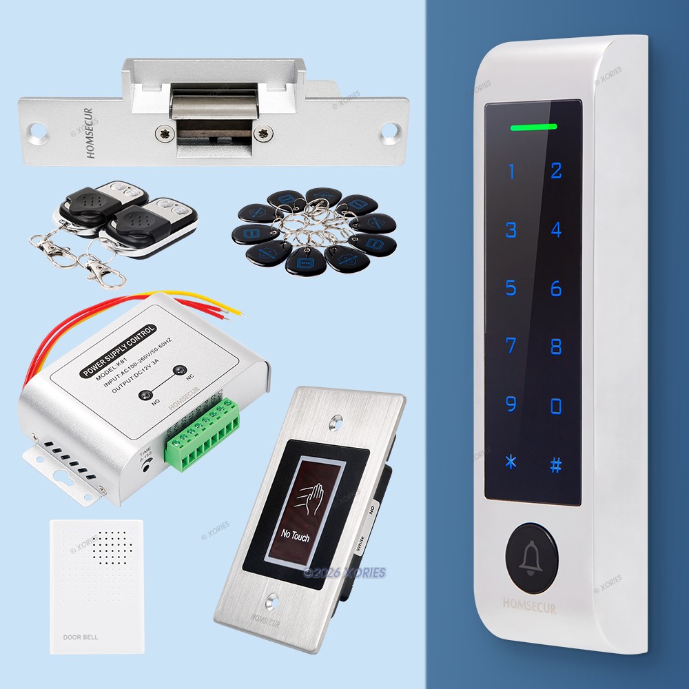 HOMSECUR APP WIFI Password Access Control Set NO Strike Lock