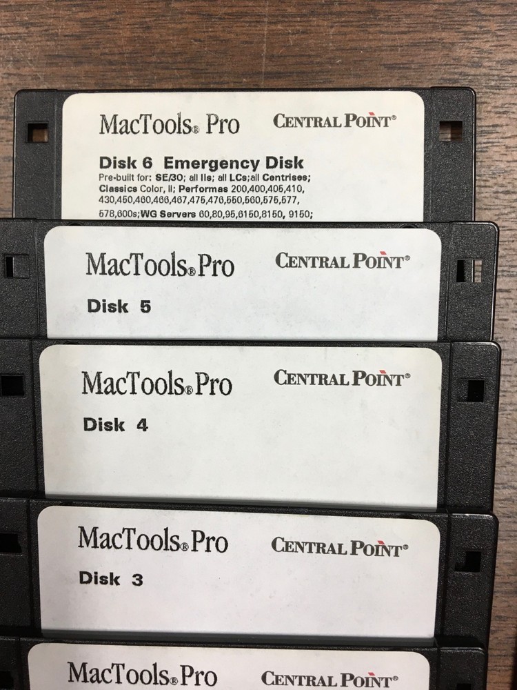 Vintage Macintosh software : MAC TOOLS PRO v4.0 - Manual and Software