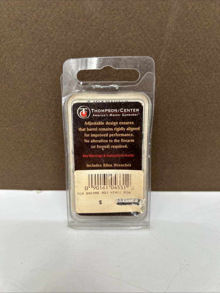 Thompson Center Pro Hunter Adjustable Hinge Pin FOR Encore No. 7010 MUZZLELOADER