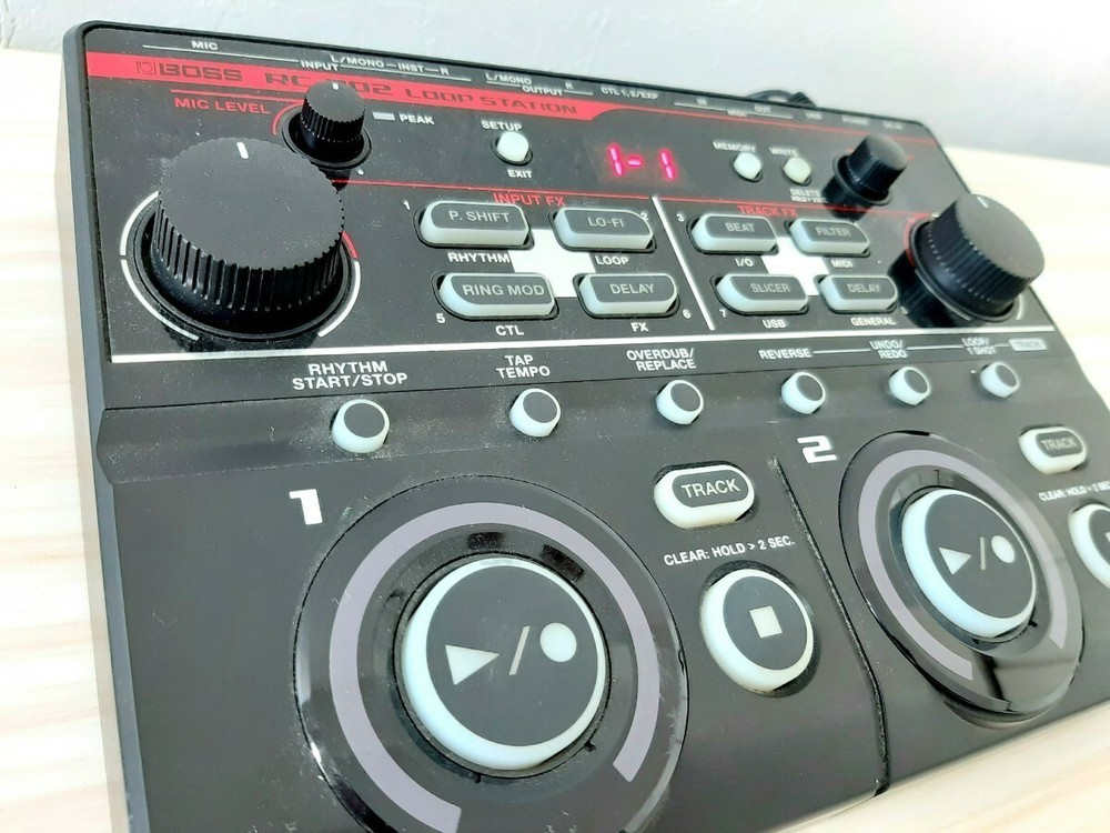 Boss RC-202 Multi Effects DJ Loop Station Looper Used Work w/AC Adapter Tested