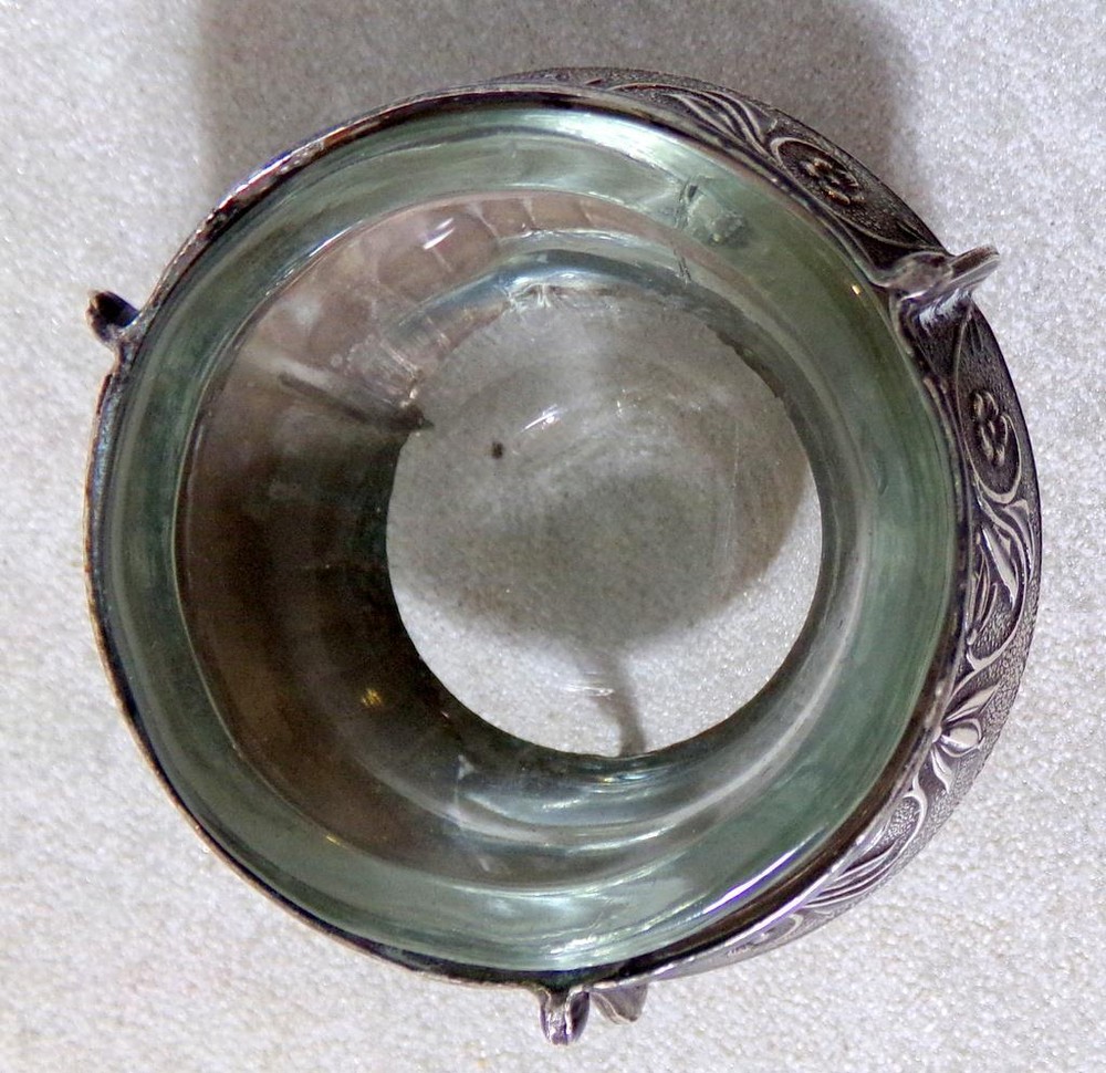 Victorian Era Silverplate Master Hommet Salt Cellar