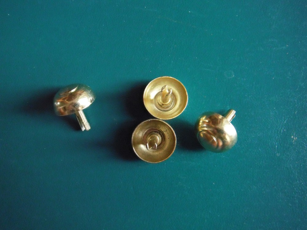Guitar Case Brass studs / buttons 3/4" short stem for ABS and plastic cases.