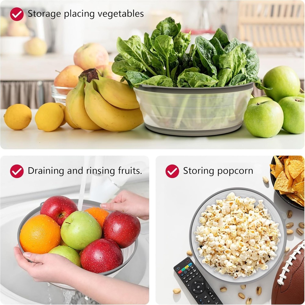 Compact Microwave Splatter Cover with Hook Hole - 10.5" Grey & Functional Design