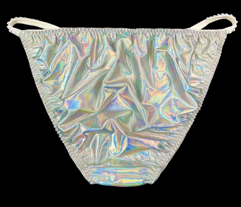 String Bikini Panty Holographic L