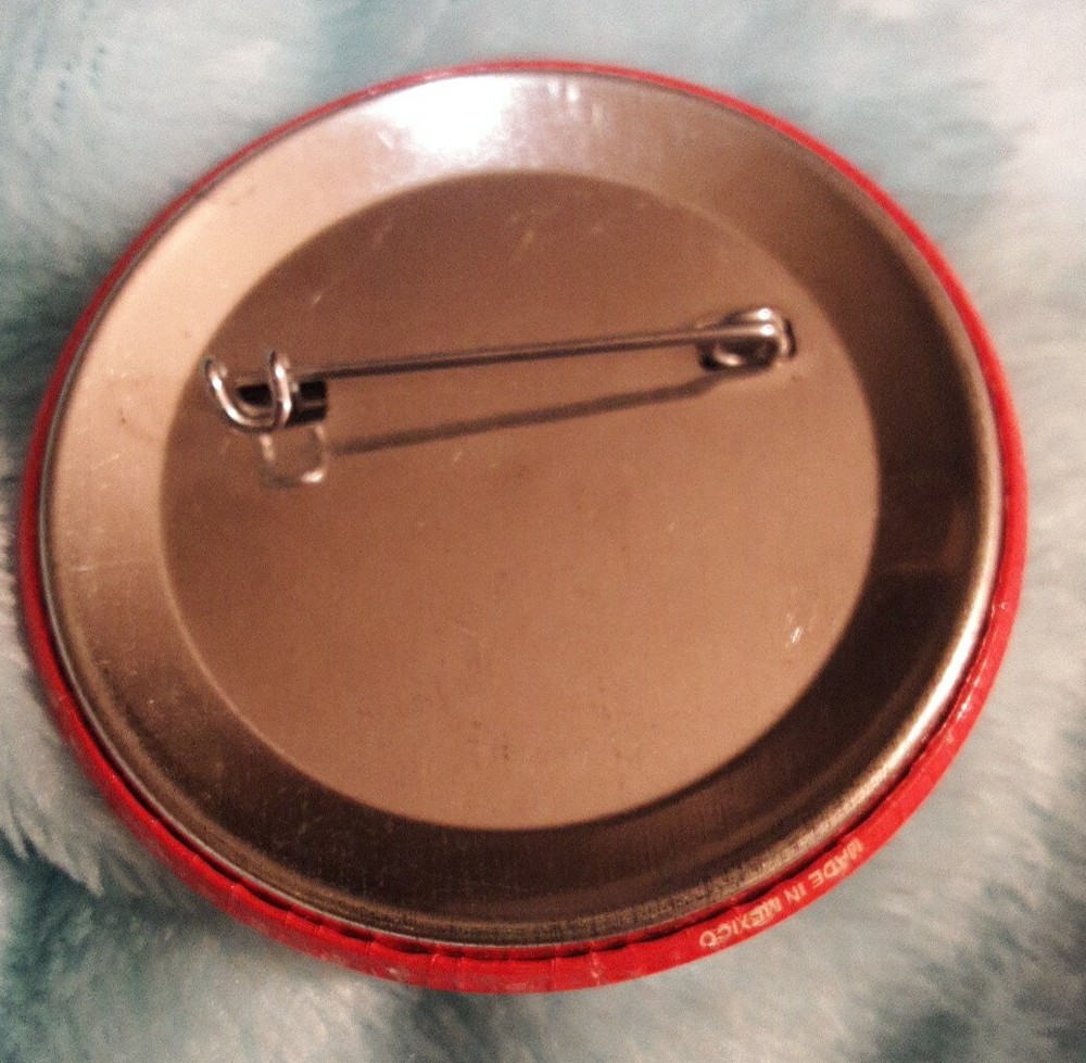 Mrs. Fields Cookies Indulge Yourself Button Pin 2"